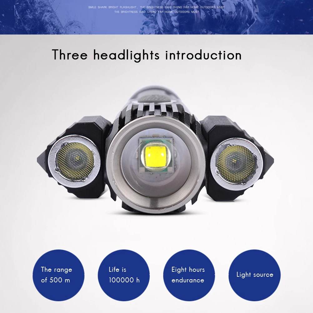 

Waterproof LED Flashlights Ultra-Bright Travel Outdoor Flashlight Rechargeable Camping Biking Hiking Light