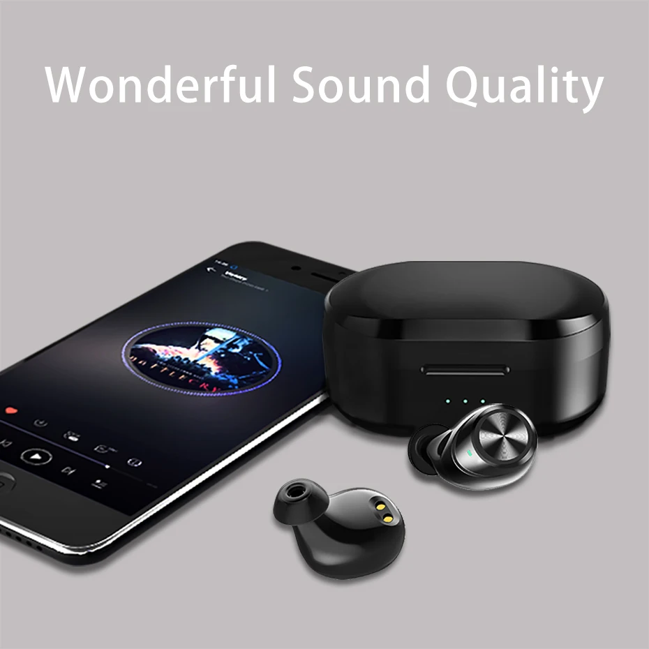 Tws mini bluetooth настоящие беспроводные наушники 3D стерео бас Беспроводные наушники с зарядным устройством шумоподавление игровая гарнитура