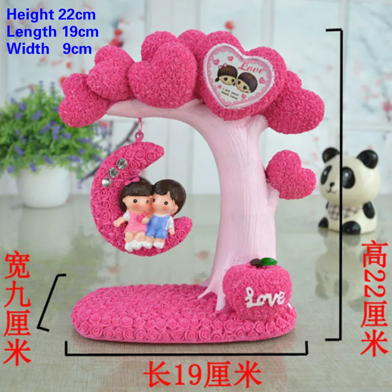 

Creative Wedding Decoration Two Small Desktop Decoration Wedding Gifts Valentine Gifts Couple Swinging Love Home Decorations