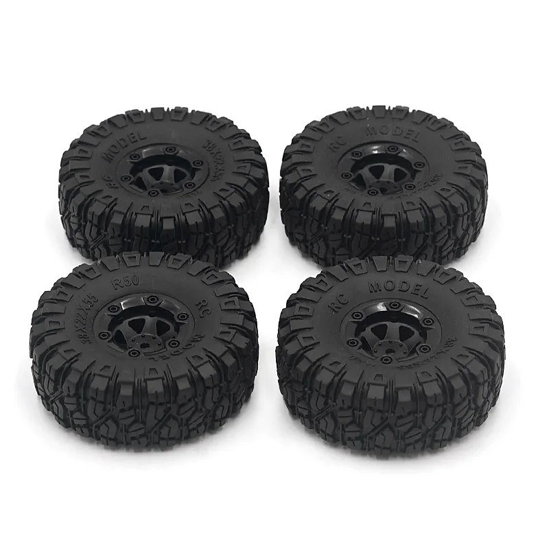 Neum&aacute;ticos de coche Wltoys 12428-A 12428-B 12428-C12628 con control remoto por encima de la FY-03, ruedas grandes de 100mm, aumento de neum&aacute;ticos ensanchados-4