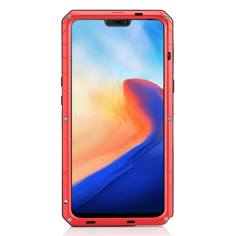 Чехол для Oneplus 6 6T из алюминия и металла, Защитное стекло для экрана, силиконовый бампер, противоударный сверхпрочный чехол для Oneplus 7 7Pro, чехол s