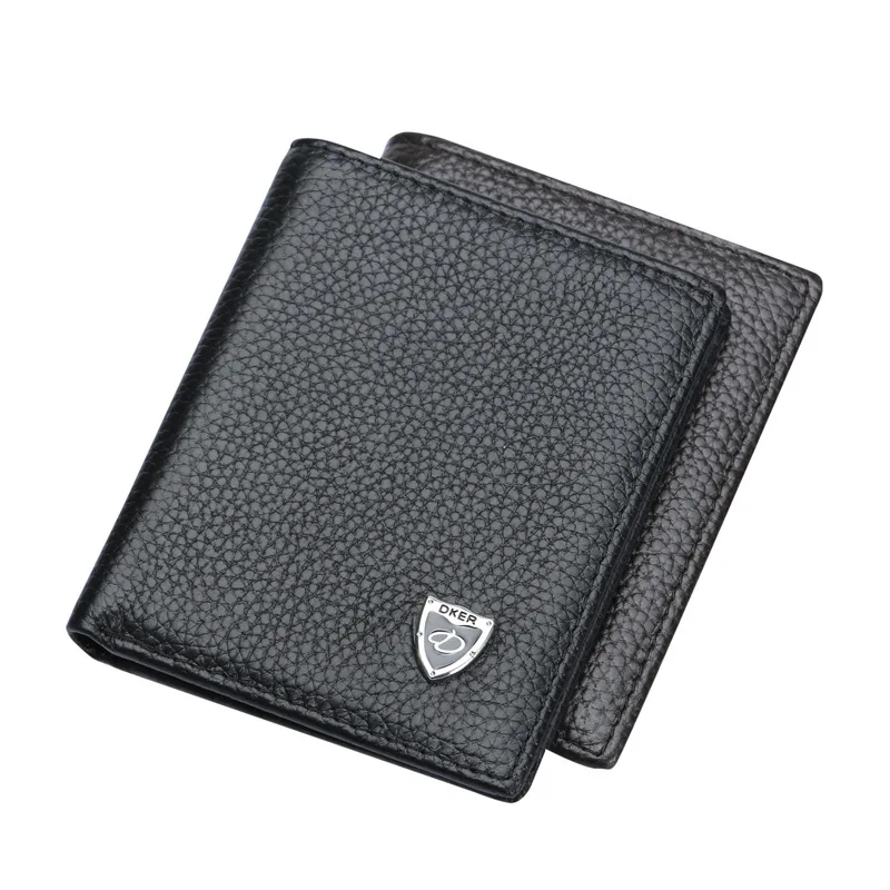 Мини-кошелек из натуральной кожи мужские кошельки вертикальный маленький