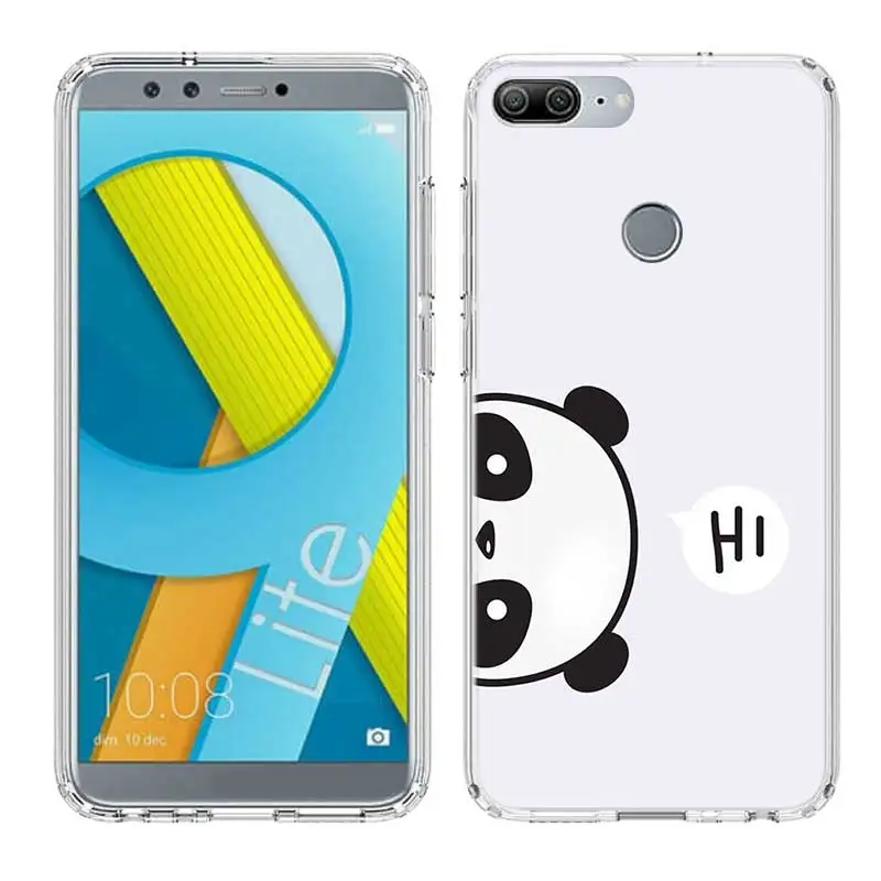 Cute Cartoon Panda Soft TPU Print Hull Case For Huawei Honor 8X MAX 8 9 10 lite 7 7X 6X V9 Play V20 Frosted Fundas Cover |
