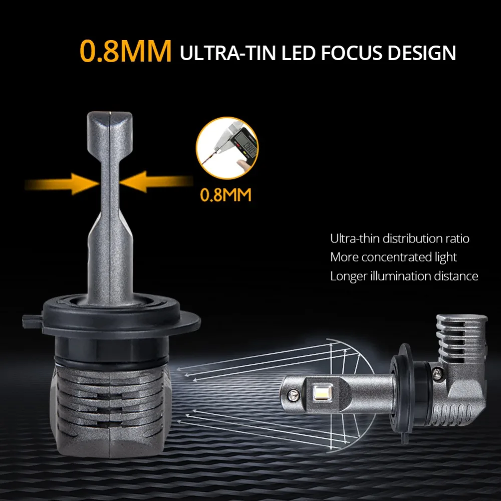 

2x 10000LM Mini H7 LED Car Light Headlight Bulbs 50W LED H8 H9 H11 9005 HB3 9006 HB4 9012 Auto 12V 24V LED LED Lamps Automobiles