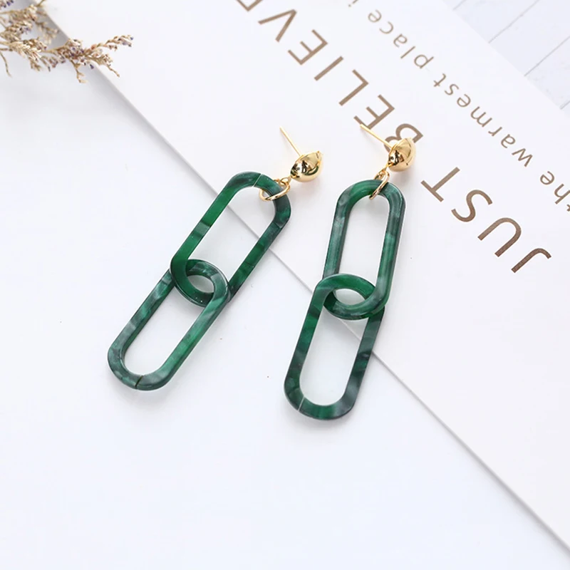 Серьги подвески женские из акрила с уксусной кислотой|Серьги-подвески| |