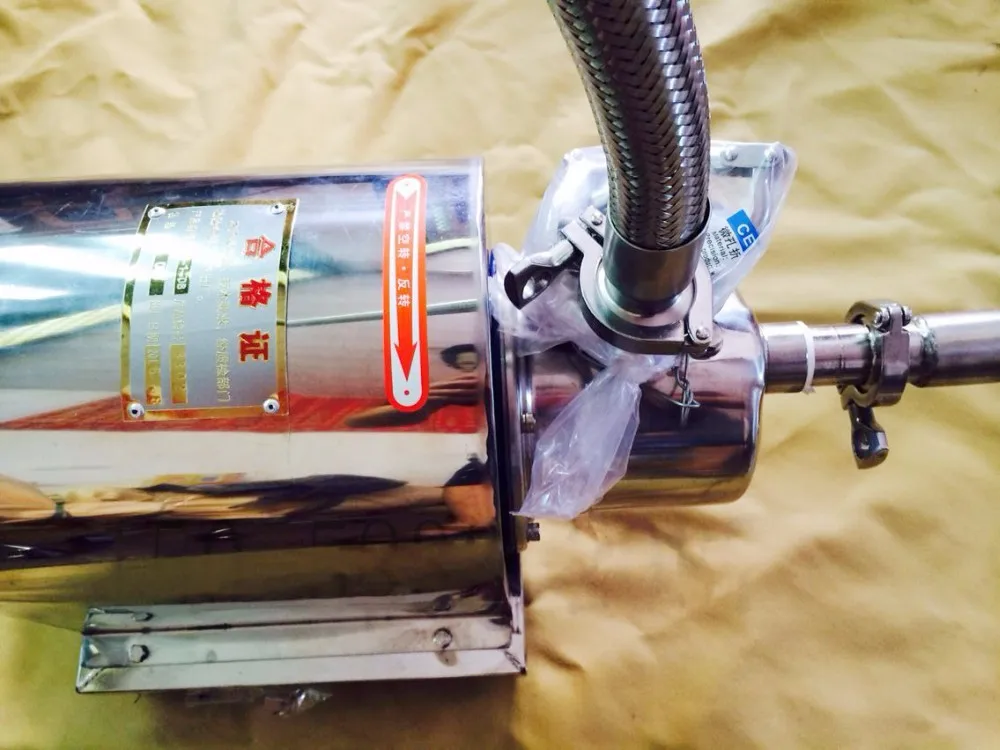 220 V 1m3/ч насос для напитков 0.37kw пива насос из нержавеющей стали самовсасывающий насос 610
