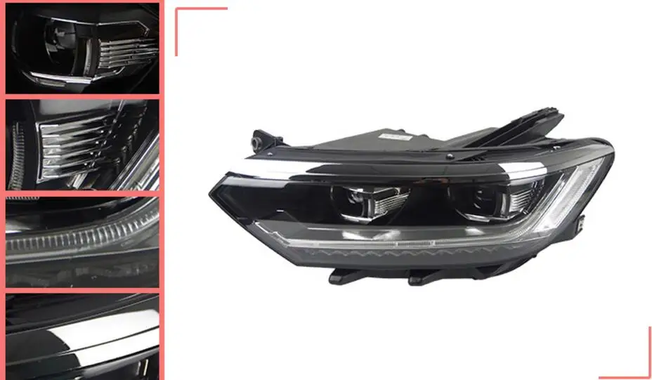 2 шт. автомобильный Стайлинг для Passat B8 фар~ Magotan фары DRL HID фара ангельский глаз биксеноновые фары аксессуары