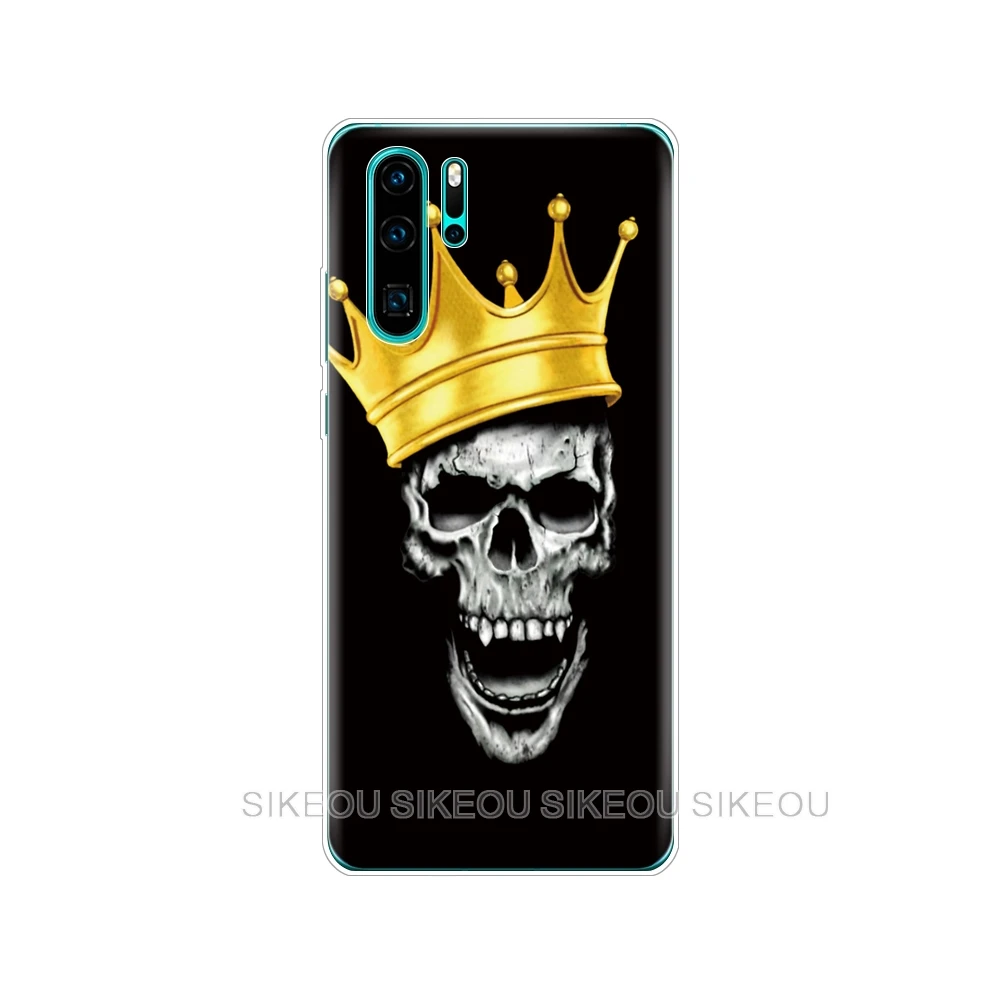 Чехол для Huawei P30 PRO LITE задняя крышка huawei mate 20 pro lite p smart 2019 plus чехлы с рисунком черепа