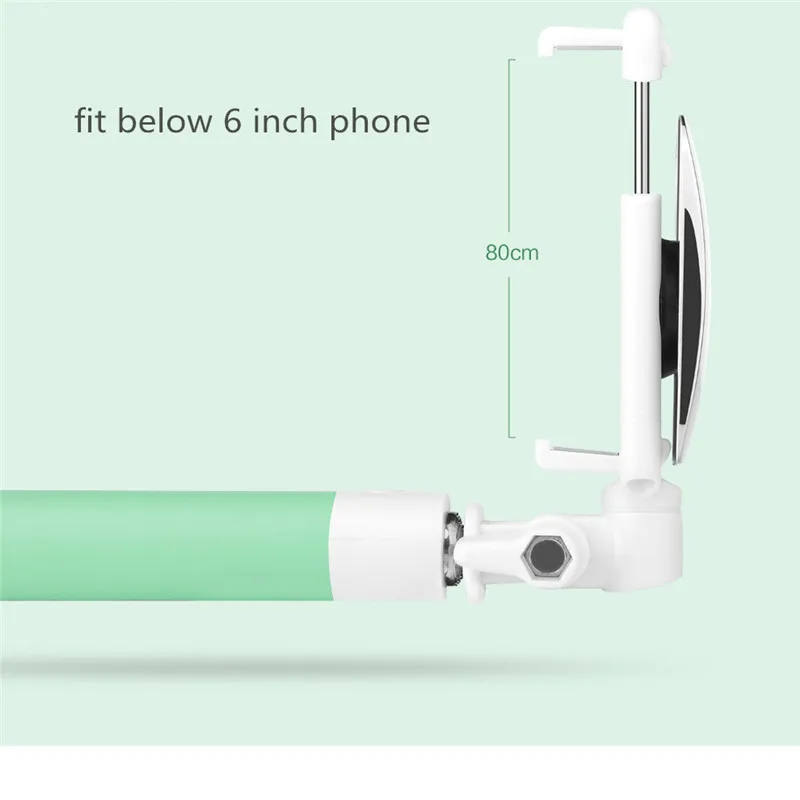 Проводная палка для селфи gimbal iPhone 6 6S Xiaomi Huawei Samsung монопод Складная портативная