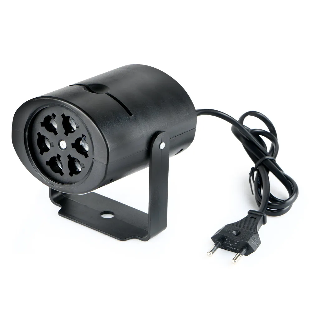 Светодиодный прожектор для рождественской снежинки RGB 2 модели вилка стандарта