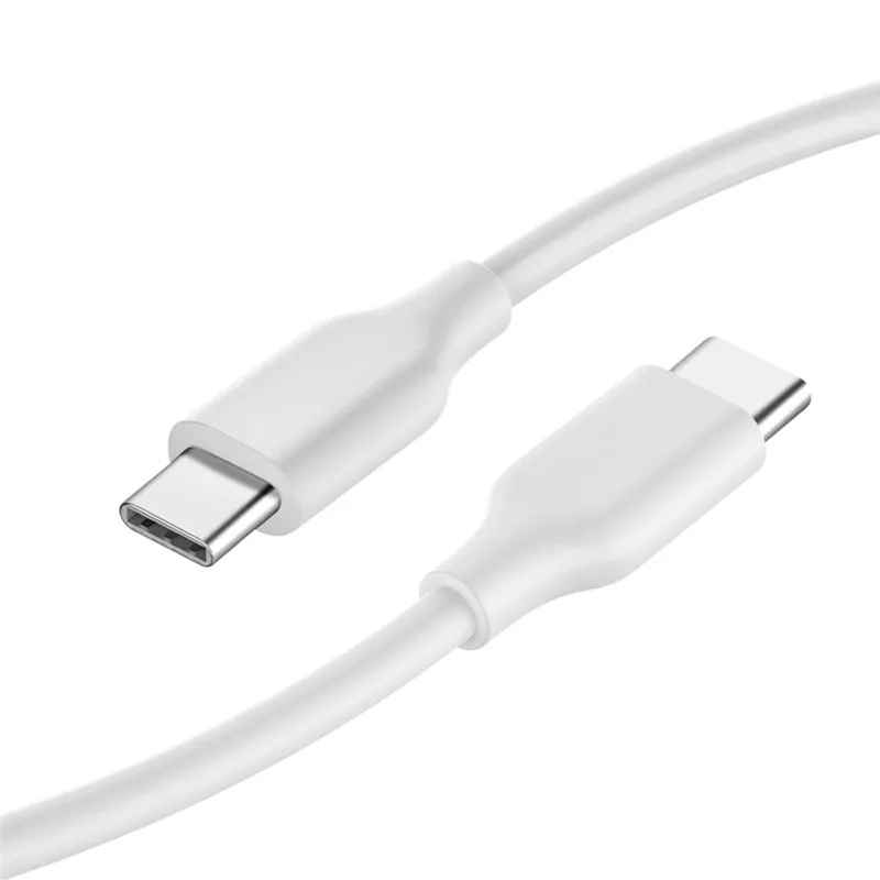 Белый Кабель type C 5А для быстрой зарядки USB C до USB-C PD кабель для зарядки type-C кабель для передачи данных для MacBook Google ChromeBook Pixel microsoft - Цвет: Белый