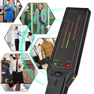 Новое поступление ручной металлоискатель GC-2007 аудио и вибрация Светодиодная индикация сигнал тревоги