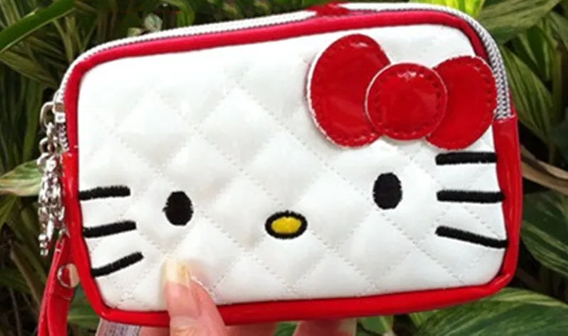 Новая женская сумочка Hello Kitty косметичка кошелек Чехол W1209