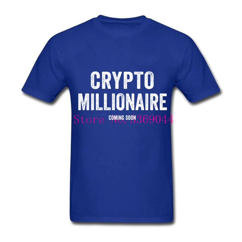 Поколение толстяков с короткими рукавами 3D Crypto миллионер футболка 2018 новый