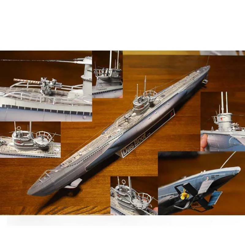 Бумажная модель Второй мировой войны немецкая подводная лодка U U-BOOT U96 3D бумажная