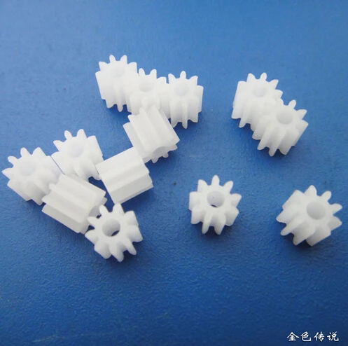 

JMT 1piece 1009A 9-Tooth 1.9-Hole M0.5 Motor Gears Robot Model Accessory Four-Wheel Drive Plastic Gears F19165