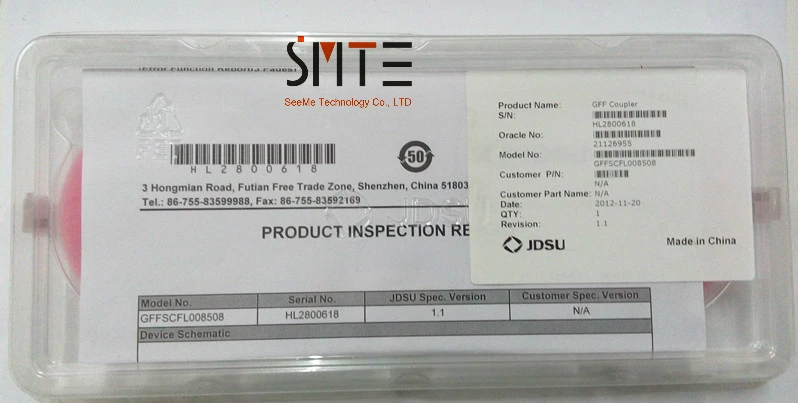

JDSU fiber gain flattening filter GFFSCFL008508