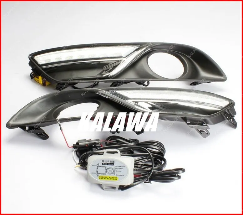 Одна пара автомобильных дневных ходовых огней высокой мощности Светодиодный