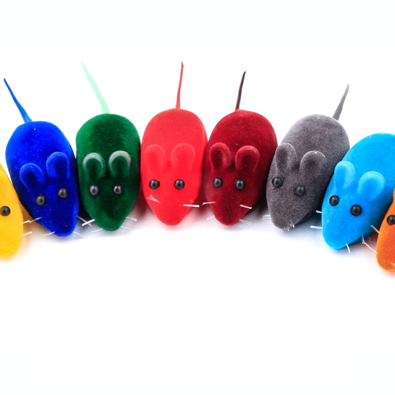 Забавный кот пищащие игрушки маленькая мышь реалистичный звук товары для кошек