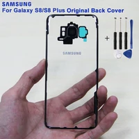 samsung original glass transparent back cover door for samsung galaxy s8 g9500 s8plus sm g955 rear housing protective back cover