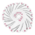 24 шт., шаблоны для бровей ELECOOL, трафареты, карта, форма для бровей, многоразовый косметический инструмент для макияжа