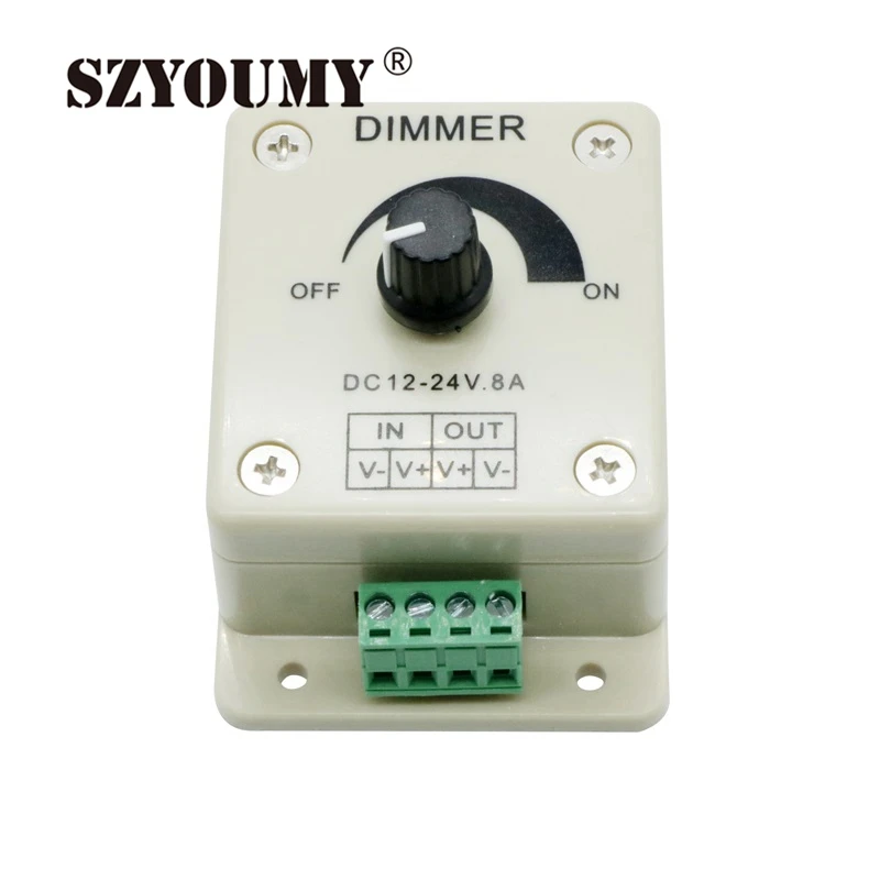 SZYOUMY горячая Распродажа DC 12V 8A светодиодсветильник Лампа защитная полоса диммер