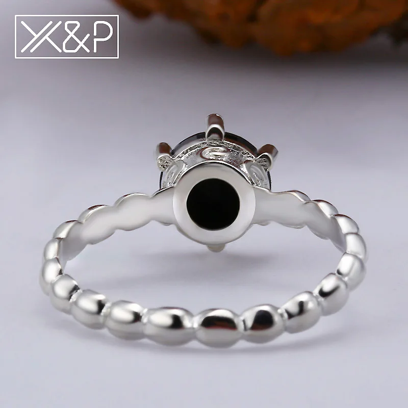 X &amp P европейский и американский стиль серебряный цвет 6 Зубцов набор черный