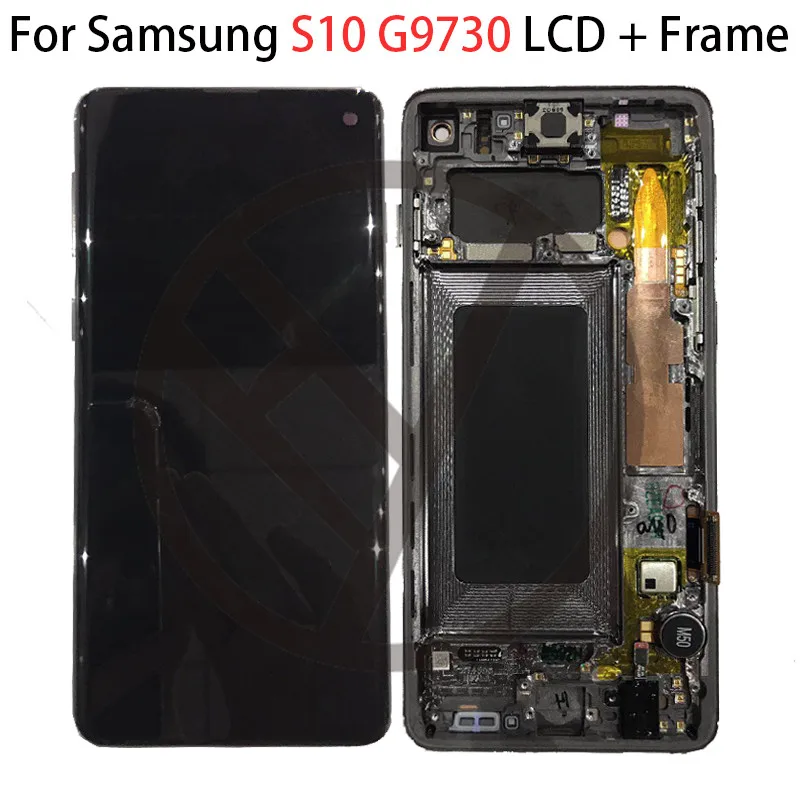 Для samsung S10 Plus G9750 SM-G975F lcd s10+ s10plus дисплей сенсорный экран дигитайзер для samsung S10 G973 lcd