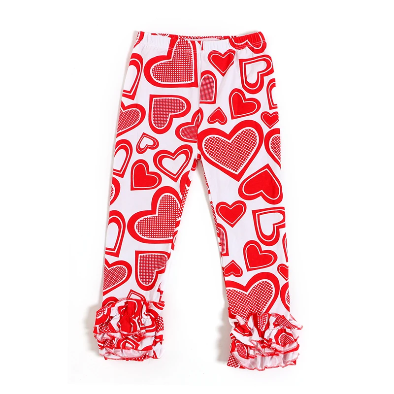 2018 штаны с оборками в горошек леггинсы Изысканная одежда для маленьких девочек