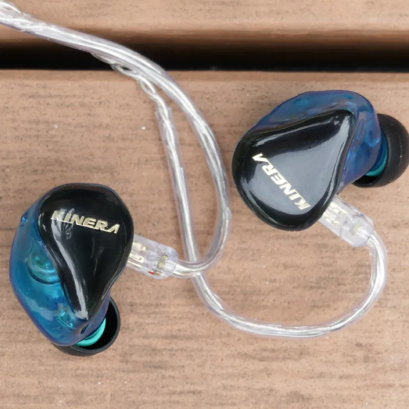 KINERA H3 Deluxe Версия 2BA + 1DD Гибридный 3 блока в ухо наушники HIFI контролировать