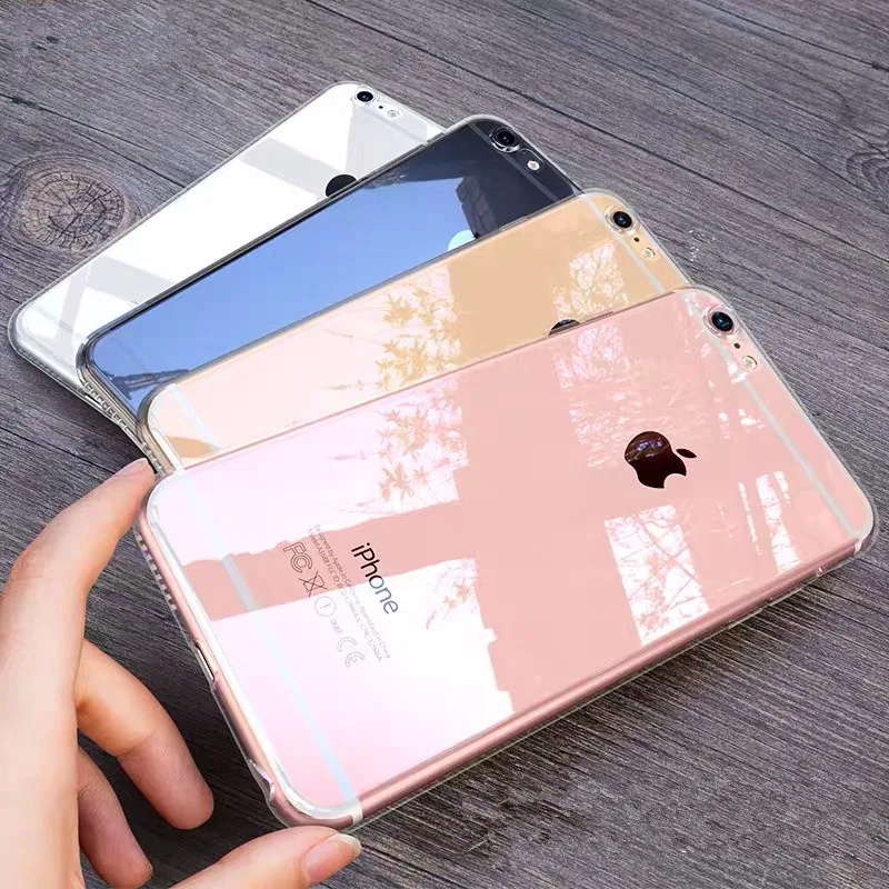 Модный противоударный прозрачный силиконовый чехол для телефона iPhone X case XR XS Max