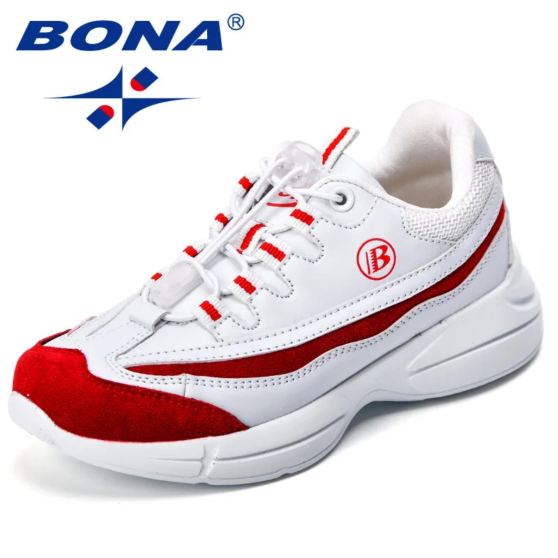 

BONA New Popular Style Children Sneakers Synthetic Boys Casual Shoes Hook & Loop Girls Outdoor Leisure Shoes Fast Free Shipping