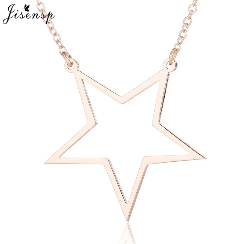 Jisensp Simple Round Stainless Steel Bracelets for Women Adjustable Gold Bracelet Bangles Lady Bridesmaid Gift pulseras - Окраска металла: rose gold necklace