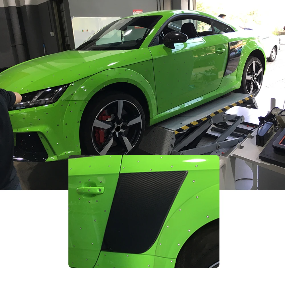 2 шт карбоновые боковые защитные панели для Audi TT MK3 type 8S TTS TTRS TT SLINE Coupe 2-двери- дверные панели лезвия