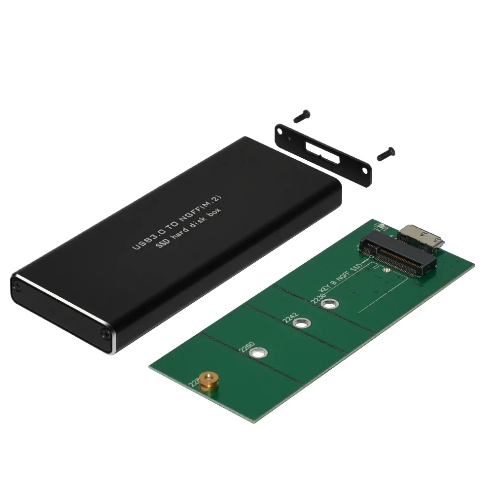 USB 3 0 к NGFF M.2 SSD жесткий диск коробка B Ключ адаптер внешний корпус Чехол|usb 3.0 to ngff|hard