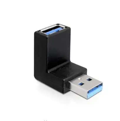 Кабель низкопрофильный вверх Угловой USB 3 0 адаптер A штырь-гнездо | Компьютеры и