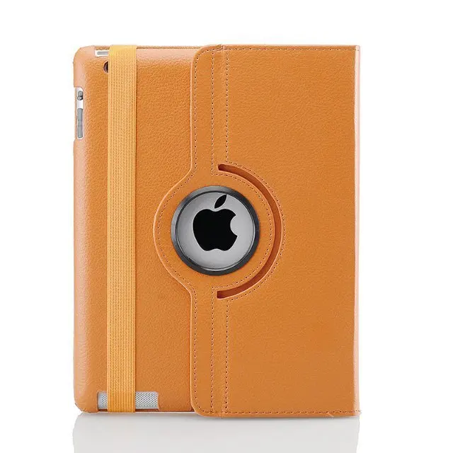 Fashion 13colours Lichee pattern wallet flip leather cover case for ipad 2 3 4 For 50pcs/lot Free shipping | Компьютеры и офис