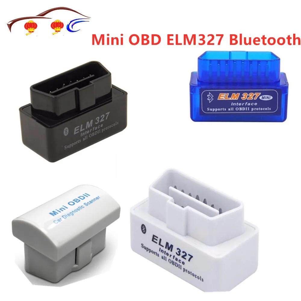 Мини OBD ELM327 Bluetooth OBD2 V2.1 автоматическое сканирование кода чтение OBDII 2 автомобиля ELM 327 Тестер диагностический инструмент для Android Windows Symbian