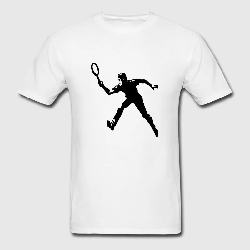 Новая мода Для мужчин футболка Homme Тенни мяч суд Sporter Bat игрок Spieler одежды