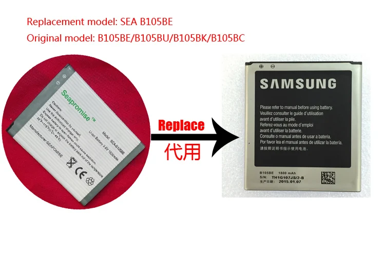 Оптовая продажа 10 шт. B105BE батарея для Galaxy Ace III S7275 GT S7275B S7275T 3 LTE S7275R Light SGH