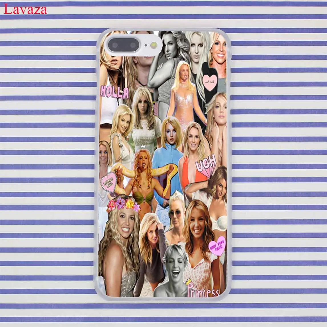 Жесткий чехол для телефона Lavaza Britney Spears Mode с коллажем iPhone XR X 11 Pro XS Max 8 7 6 6S 5 5S SE 4S 4