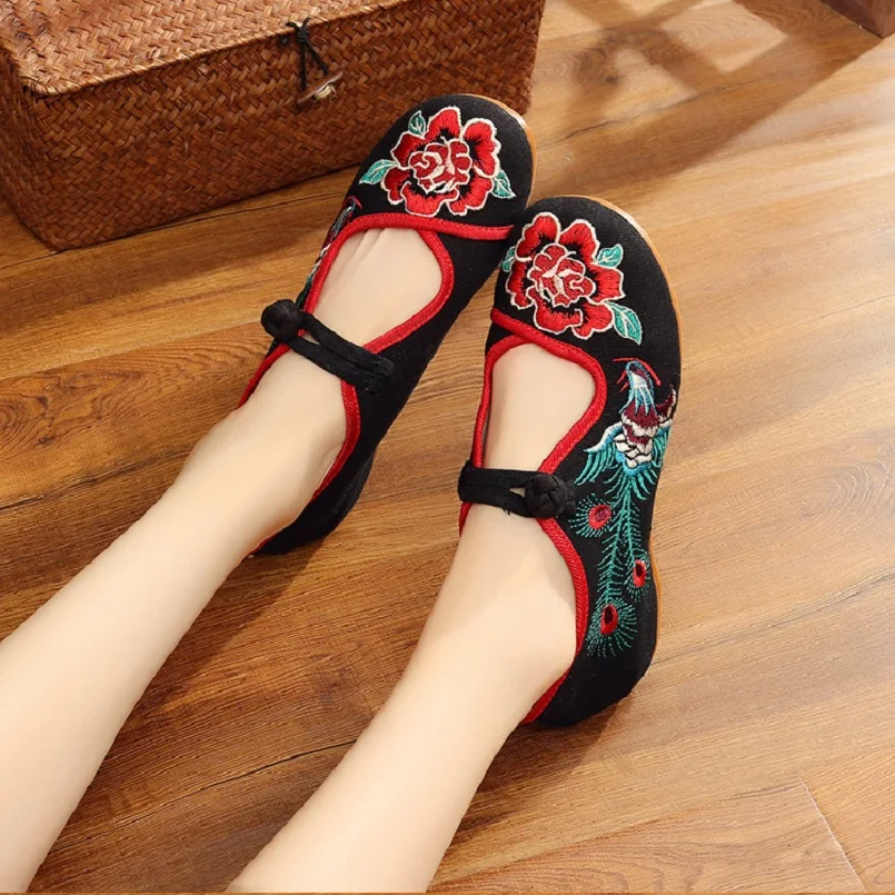 Cresfimix zapatos de mujer женская традиционная Тканевая обувь в стиле ретро китайском