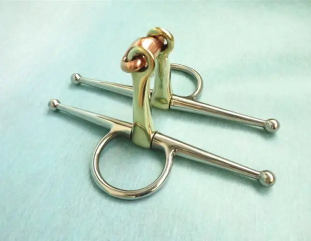 Лошадь бит 15 см латунь мундштук Snaffle кольцо Snaffle оборудование для лошадей