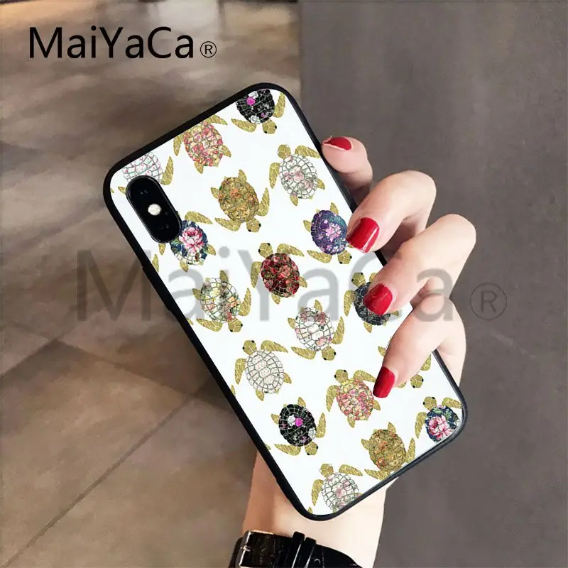5 MaiYaCa морская черепаха Аква Мягкий ТПУ узор чехол для телефона задняя крышка Coque для iphone 5 5s 5c SE и 6 6s 7 7plus 8 8plus чехол для телефона - Цвет: 5