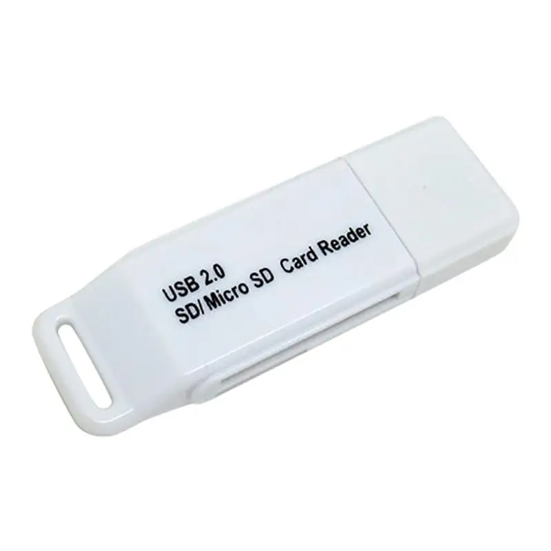 Высокоскоростной считыватель смарт карт USB2.0 MicroSD MicroSDHC/T Flash кард ридер компактный