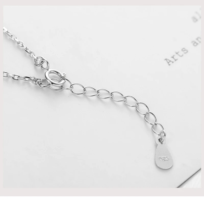 XIYANIKE Love knot эффектное ожерелье из стерлингового серебра 925 пробы ключицы цепи