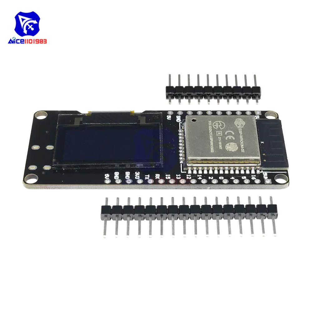 ESP32 ESP-WROOM-32 0,9" дюймовый oled-дисплей 2,4 ГГц WiFi Bluetooth двухрежимный модуль для Arduino Wemos D1 AP STA