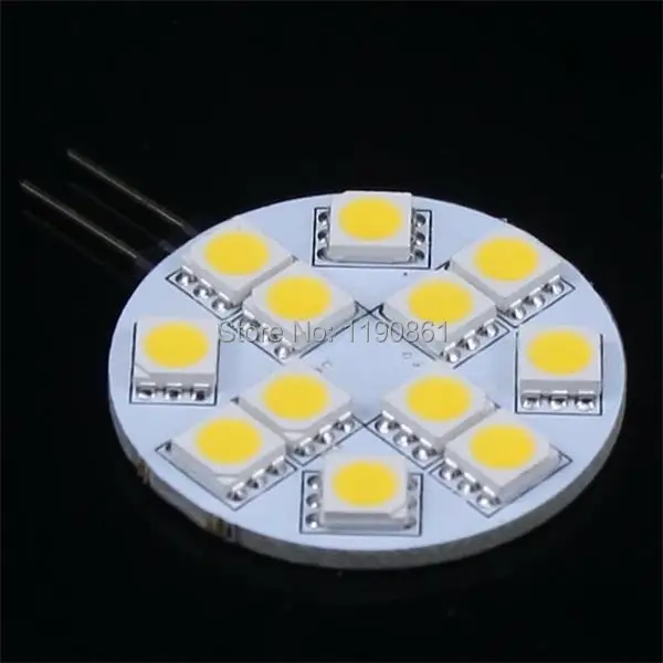 12 В постоянного тока 5050 SMD диммируемая G4 светильник ПА 3 Вт 120 градусов