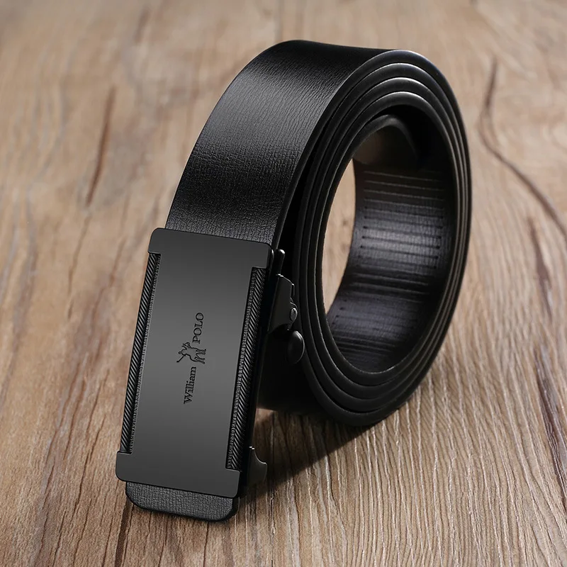 Модная обувь из натуральной кожи ремень Новая автоматическая пряжка пояса