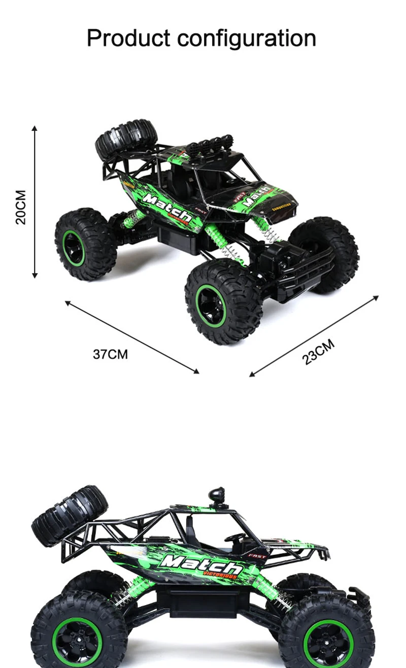 Радиоуправляемая машина 1/12 4WD с дистанционным управлением высокоскоростная машина 2,4 Ghz электрические радиоуправляемые игрушки Monster Truck Багги внедорожные Автомобили детские подарки